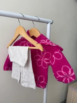 Conjunto hoodie de flores — vista principal