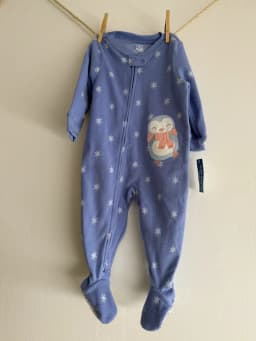 Pijama azul de niña — vista principal